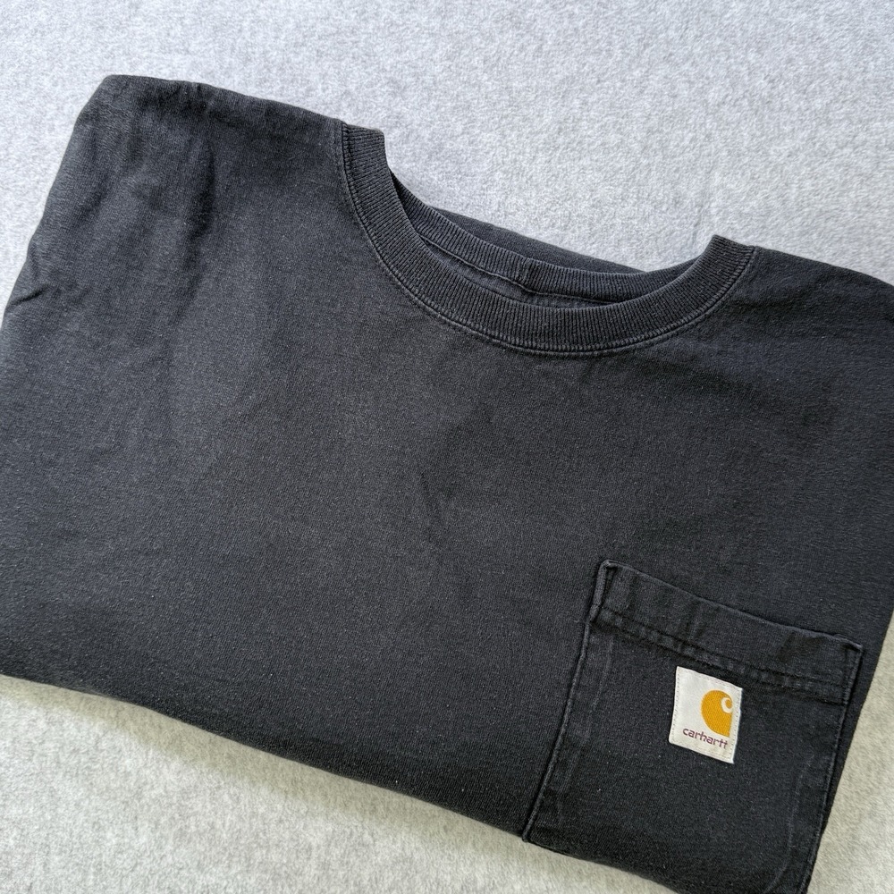 Carhartt M Men's Long Sleeve Workwear T-Shirt, Size Large - Black